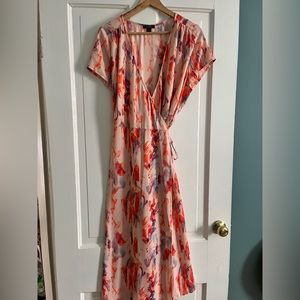Halogen Pink Wrap Dress - XL